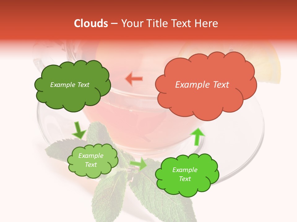 Cut Plate Lemon PowerPoint Template