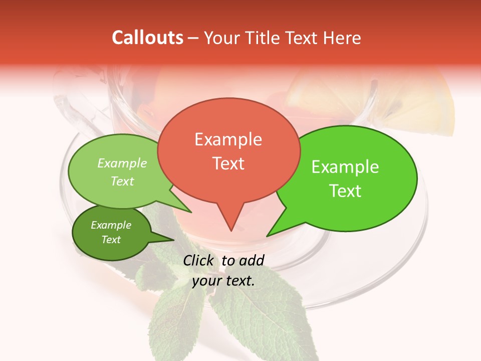 Cut Plate Lemon PowerPoint Template