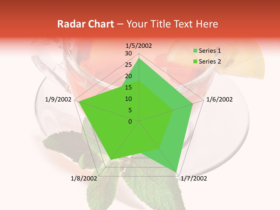 Cut Plate Lemon PowerPoint Template