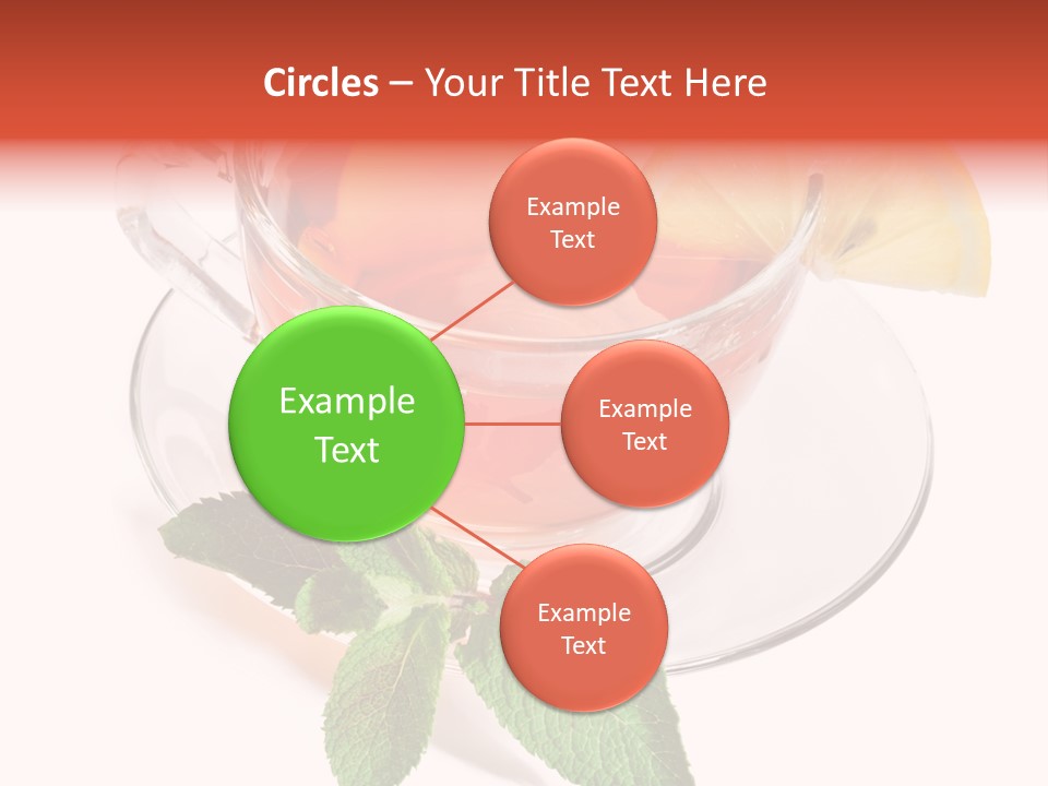 Cut Plate Lemon PowerPoint Template