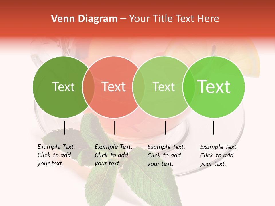 Cut Plate Lemon PowerPoint Template