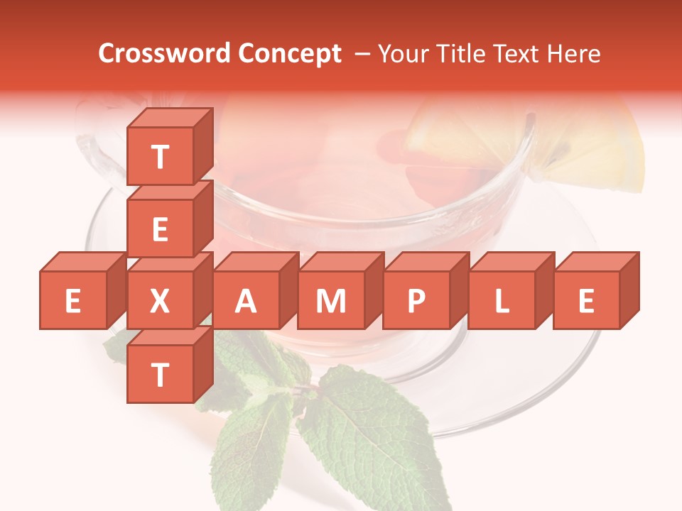 Cut Plate Lemon PowerPoint Template