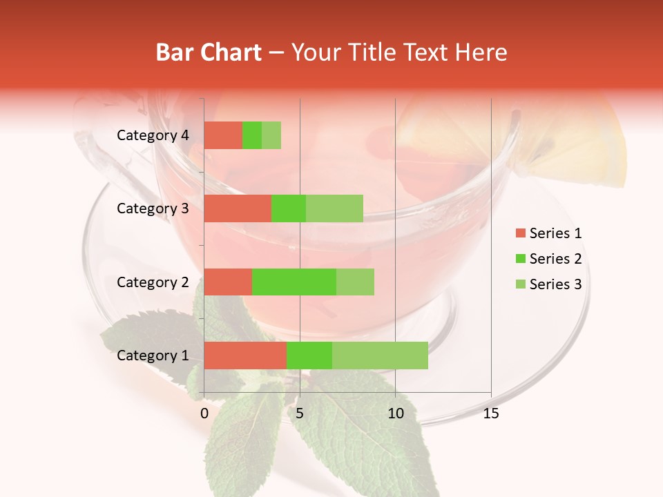 Cut Plate Lemon PowerPoint Template