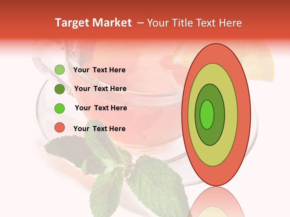 Cut Plate Lemon PowerPoint Template