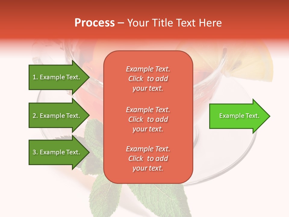 Cut Plate Lemon PowerPoint Template