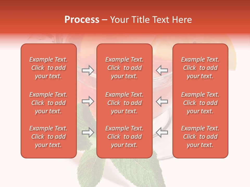 Cut Plate Lemon PowerPoint Template
