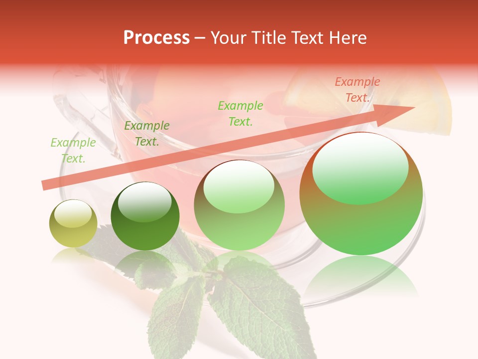 Cut Plate Lemon PowerPoint Template