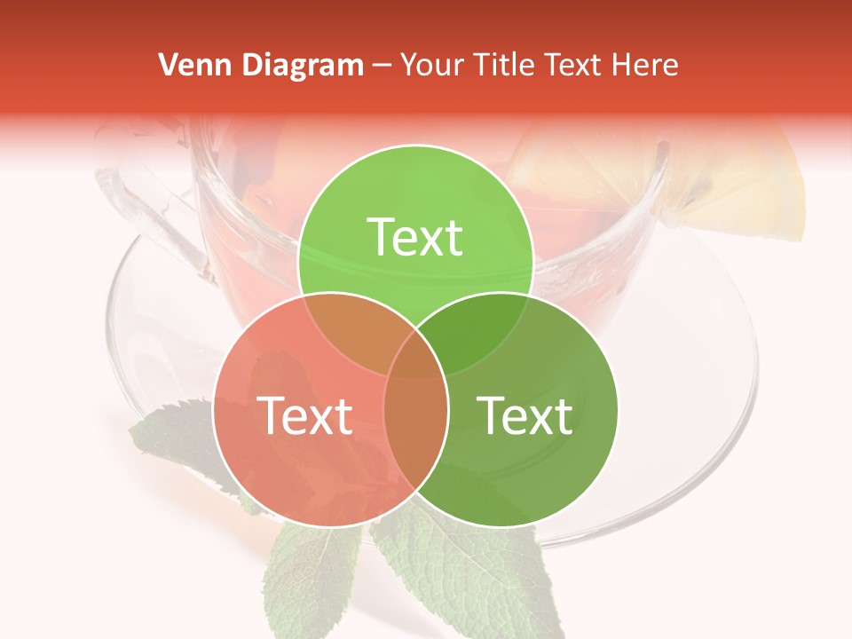 Cut Plate Lemon PowerPoint Template