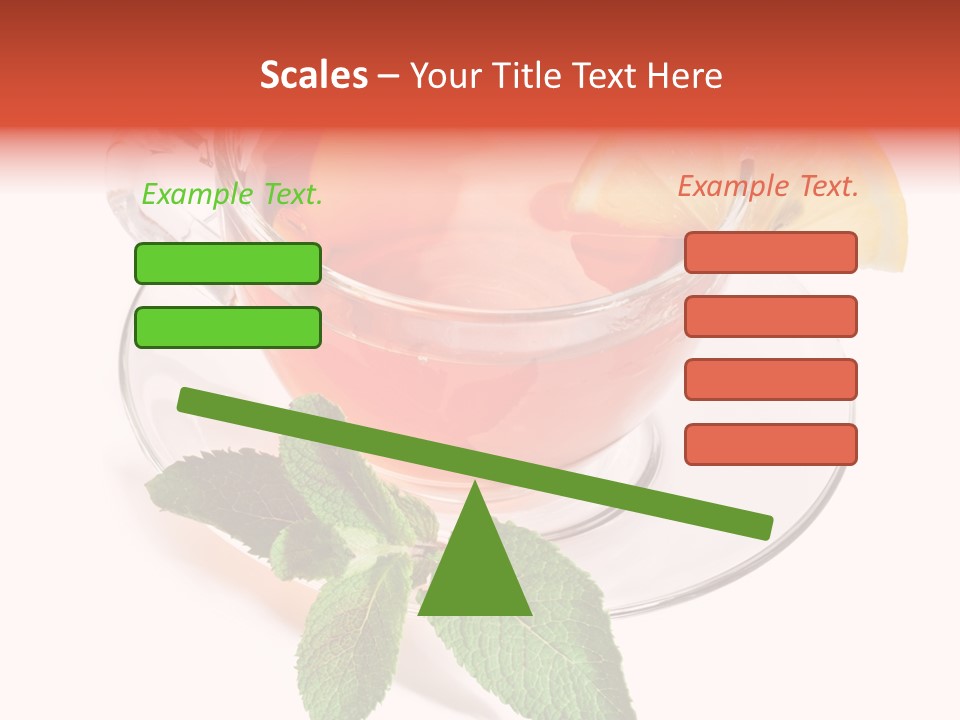 Cut Plate Lemon PowerPoint Template