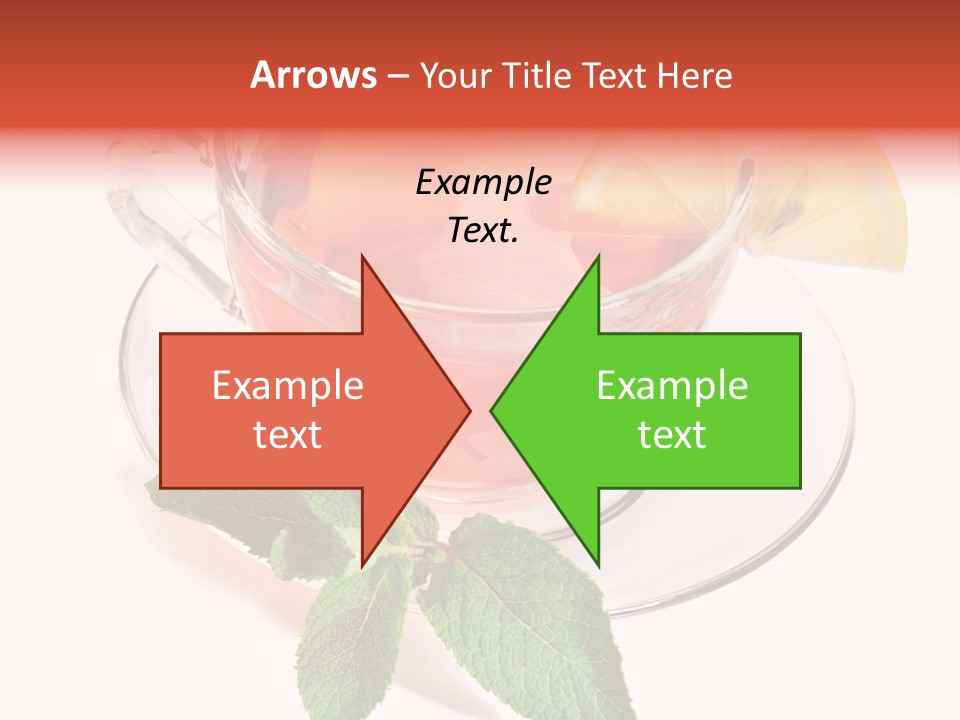 Cut Plate Lemon PowerPoint Template