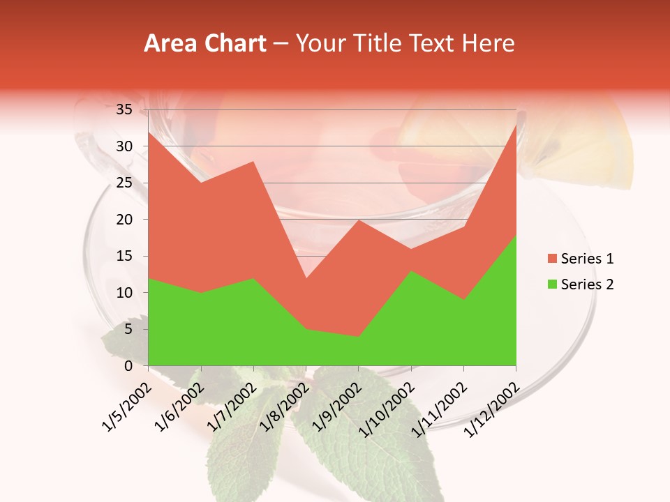 Cut Plate Lemon PowerPoint Template