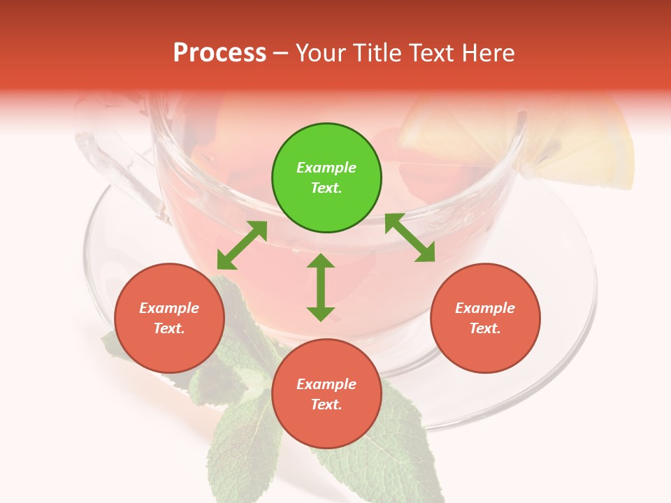 Cut Plate Lemon PowerPoint Template