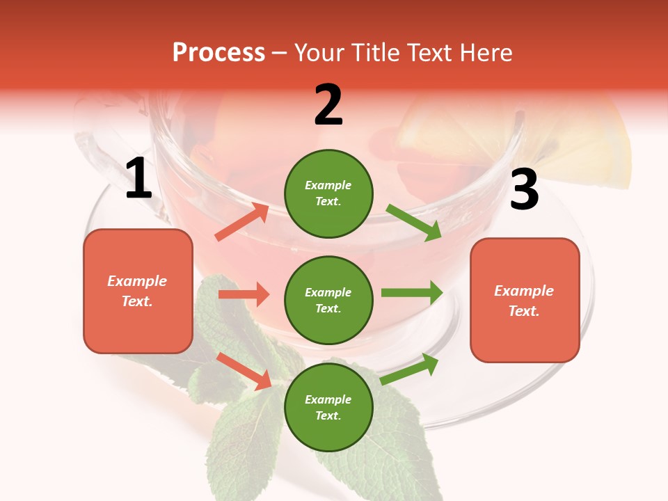 Cut Plate Lemon PowerPoint Template
