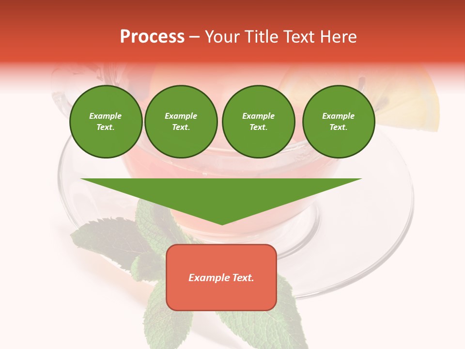 Cut Plate Lemon PowerPoint Template