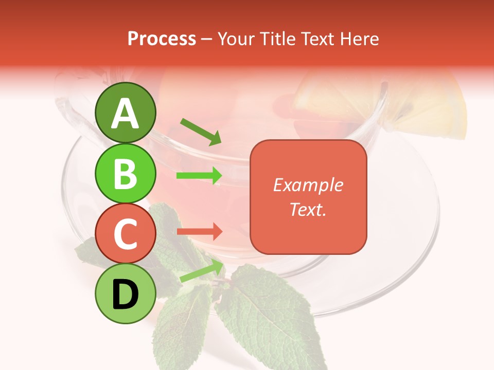 Cut Plate Lemon PowerPoint Template