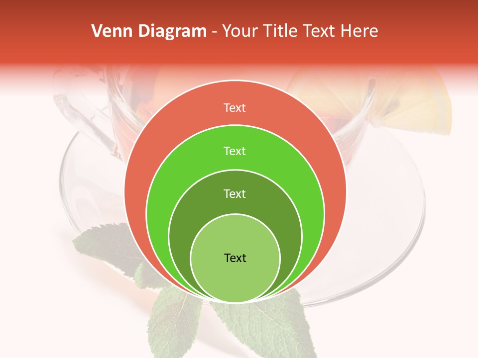 Cut Plate Lemon PowerPoint Template