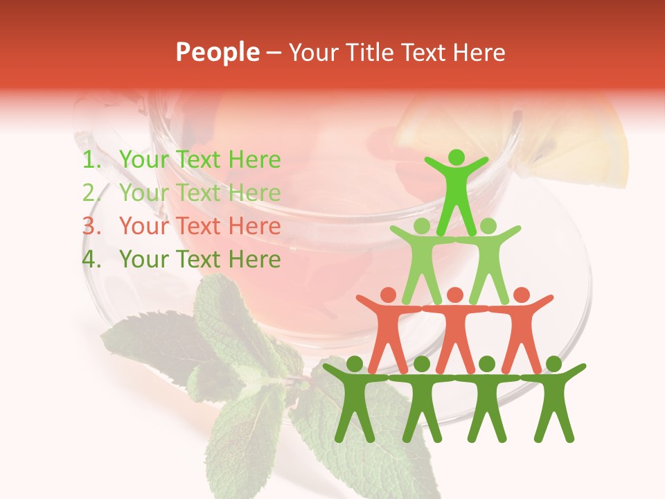 Cut Plate Lemon PowerPoint Template