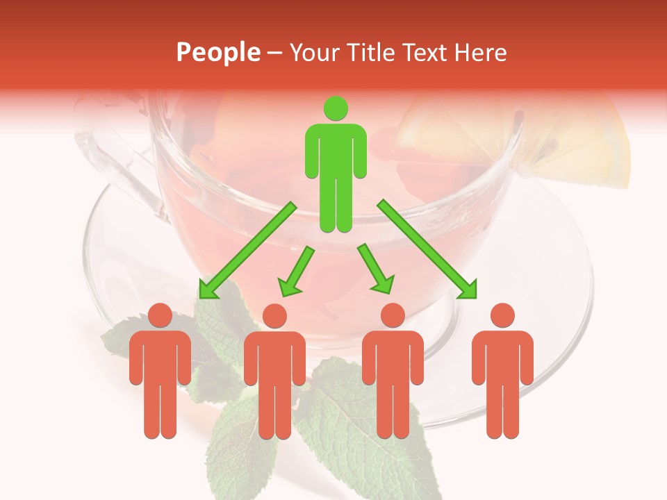 Cut Plate Lemon PowerPoint Template