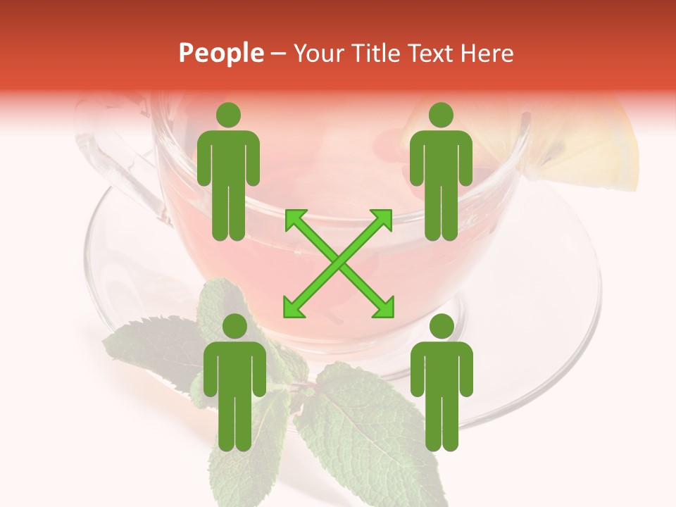 Cut Plate Lemon PowerPoint Template