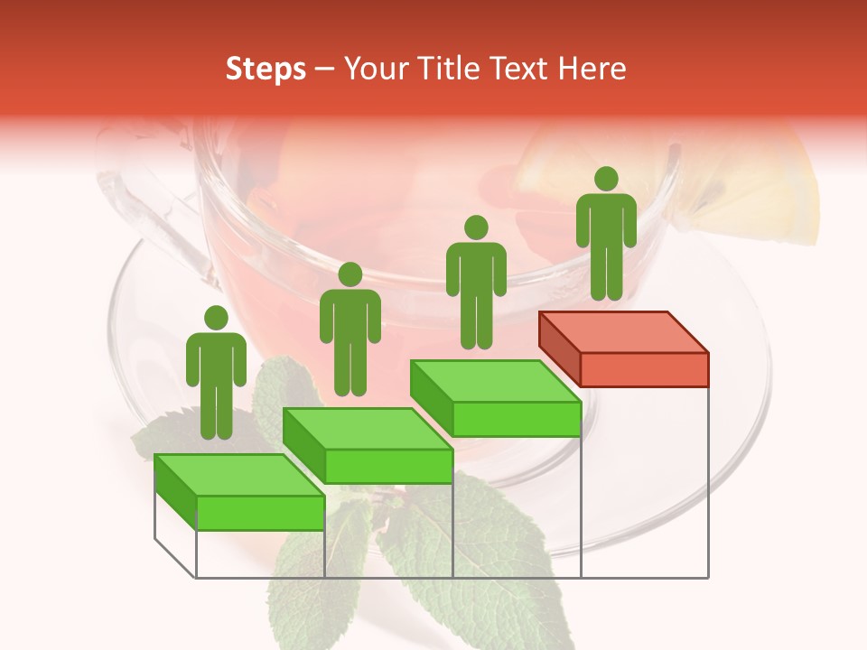 Cut Plate Lemon PowerPoint Template