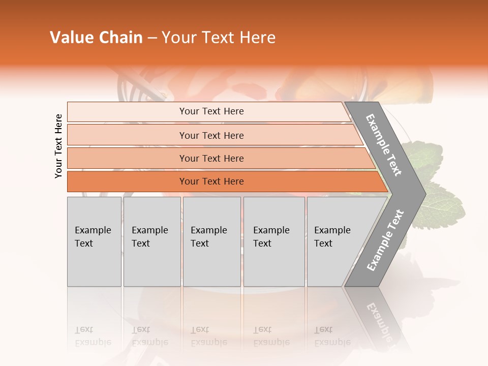 Ingredient Tea Gold PowerPoint Template