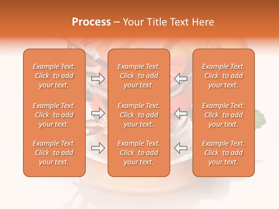 Ingredient Tea Gold PowerPoint Template