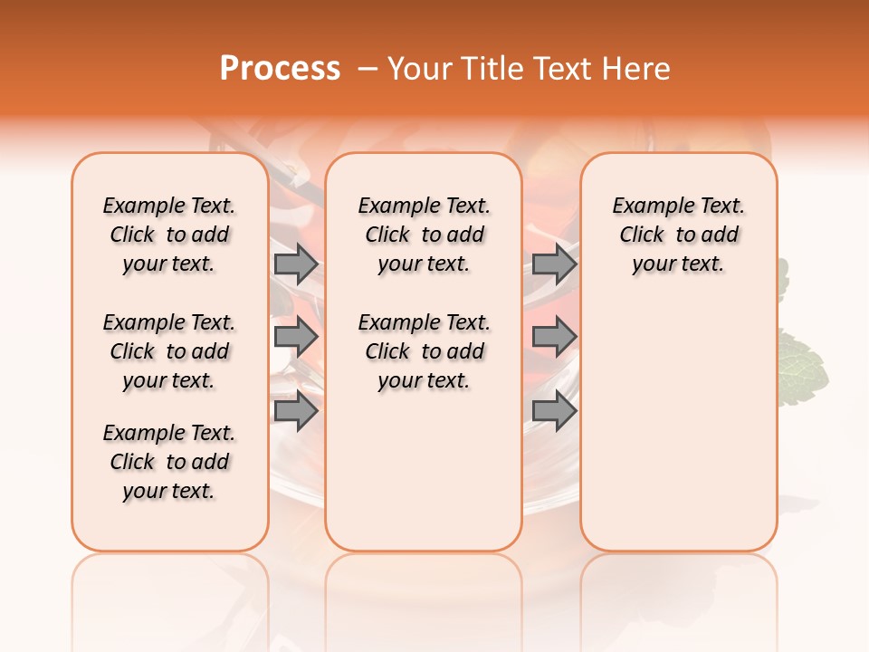 Ingredient Tea Gold PowerPoint Template