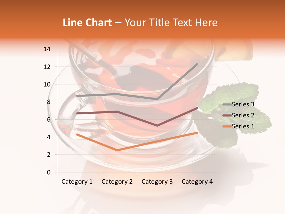 Ingredient Tea Gold PowerPoint Template