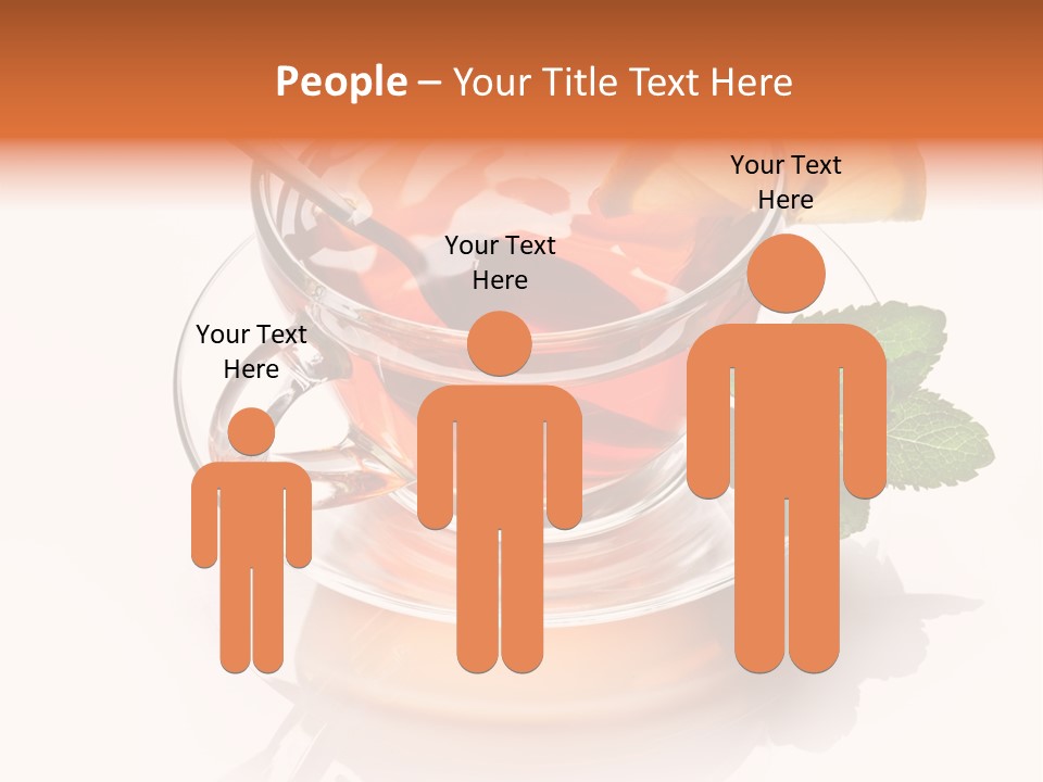 Ingredient Tea Gold PowerPoint Template