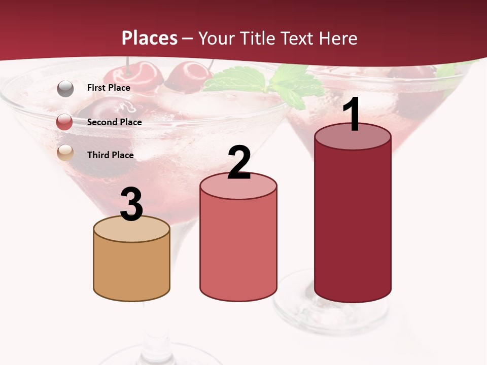 Beverage Cocktail Ice PowerPoint Template