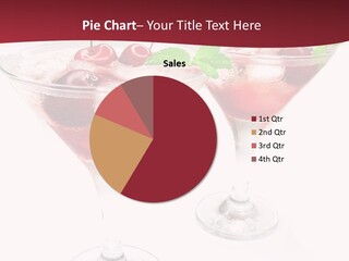 Beverage Cocktail Ice PowerPoint Template