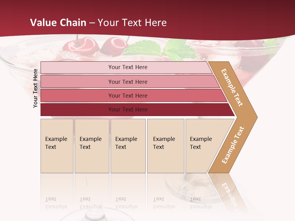 Beverage Cocktail Ice PowerPoint Template