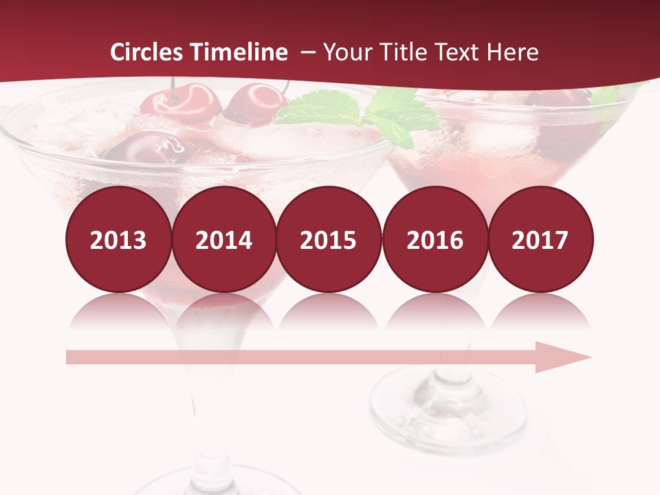 Beverage Cocktail Ice PowerPoint Template