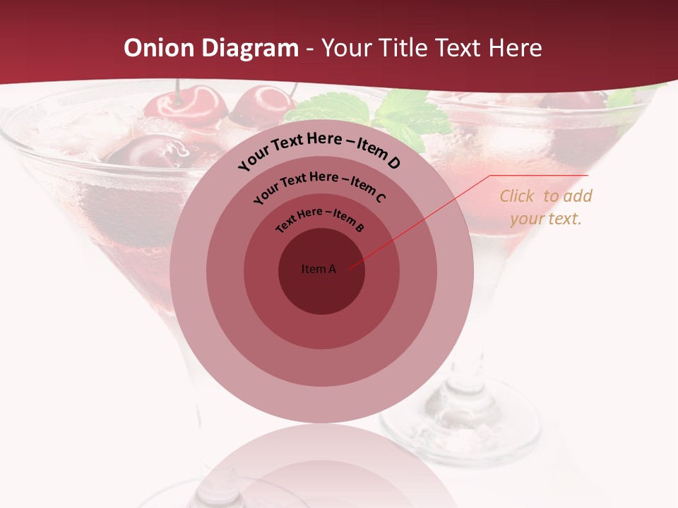 Beverage Cocktail Ice PowerPoint Template