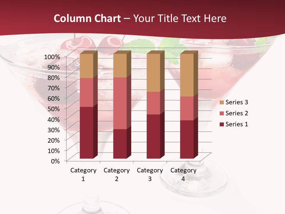 Beverage Cocktail Ice PowerPoint Template