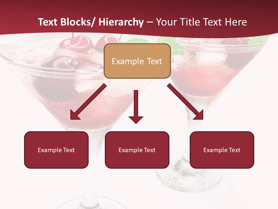 Beverage Cocktail Ice PowerPoint Template