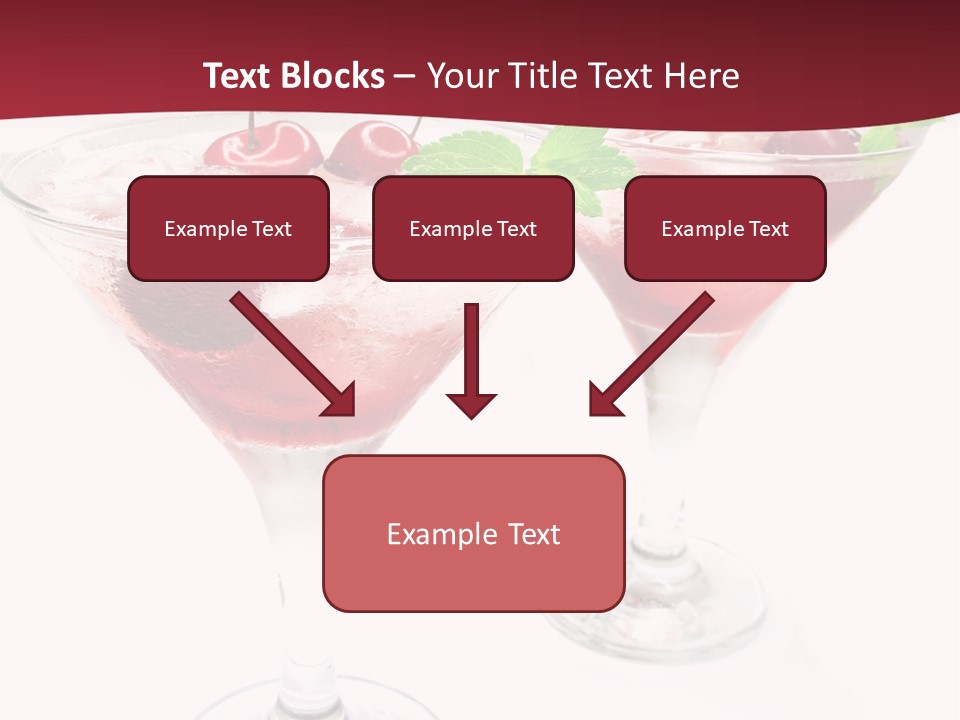 Beverage Cocktail Ice PowerPoint Template