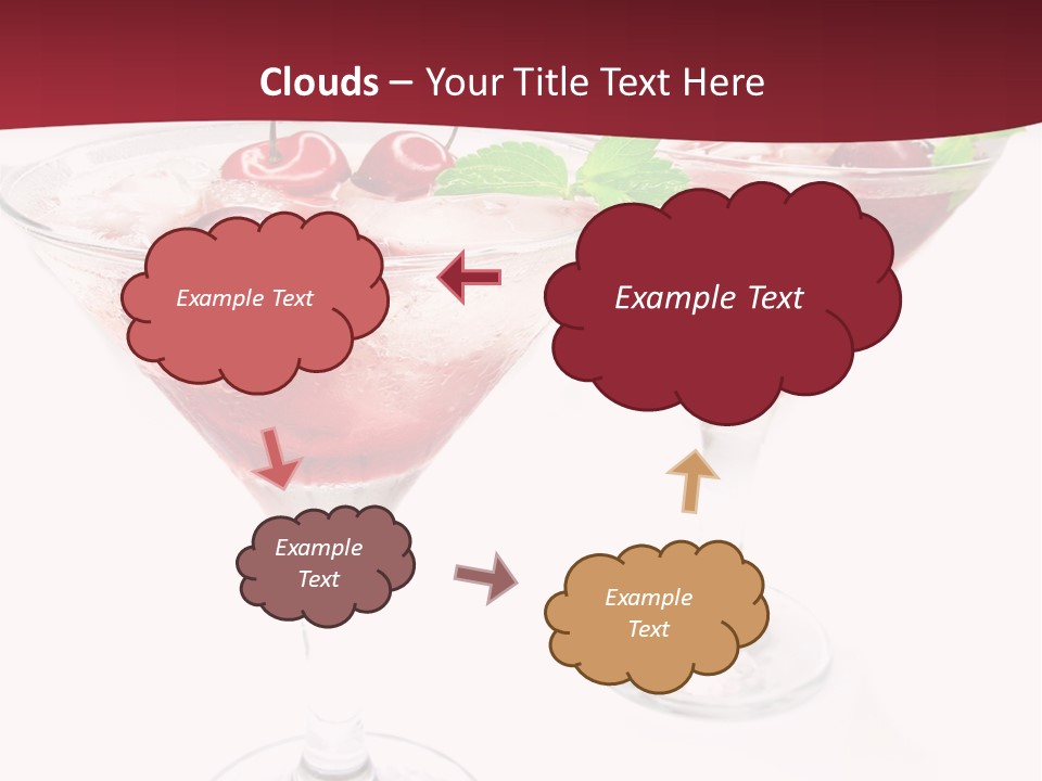 Beverage Cocktail Ice PowerPoint Template