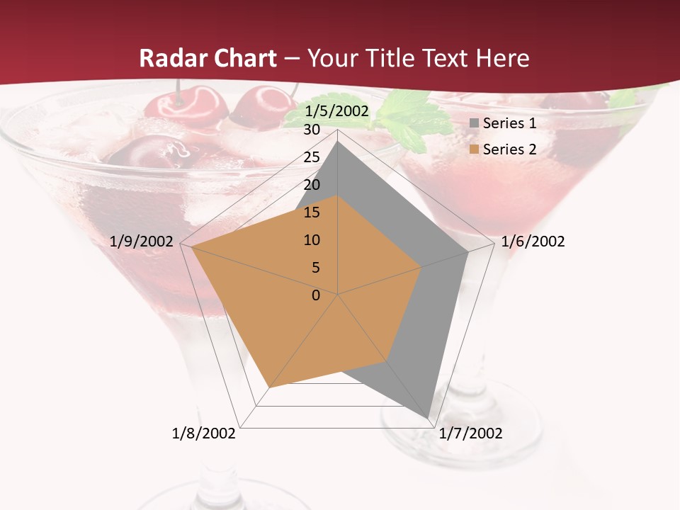 Beverage Cocktail Ice PowerPoint Template