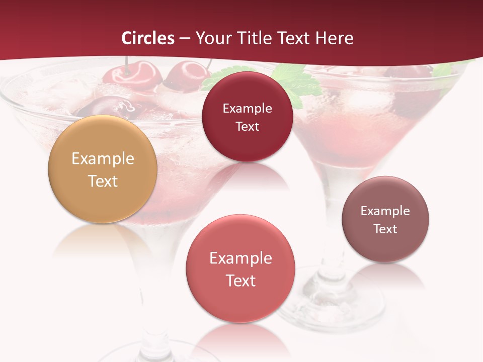 Beverage Cocktail Ice PowerPoint Template