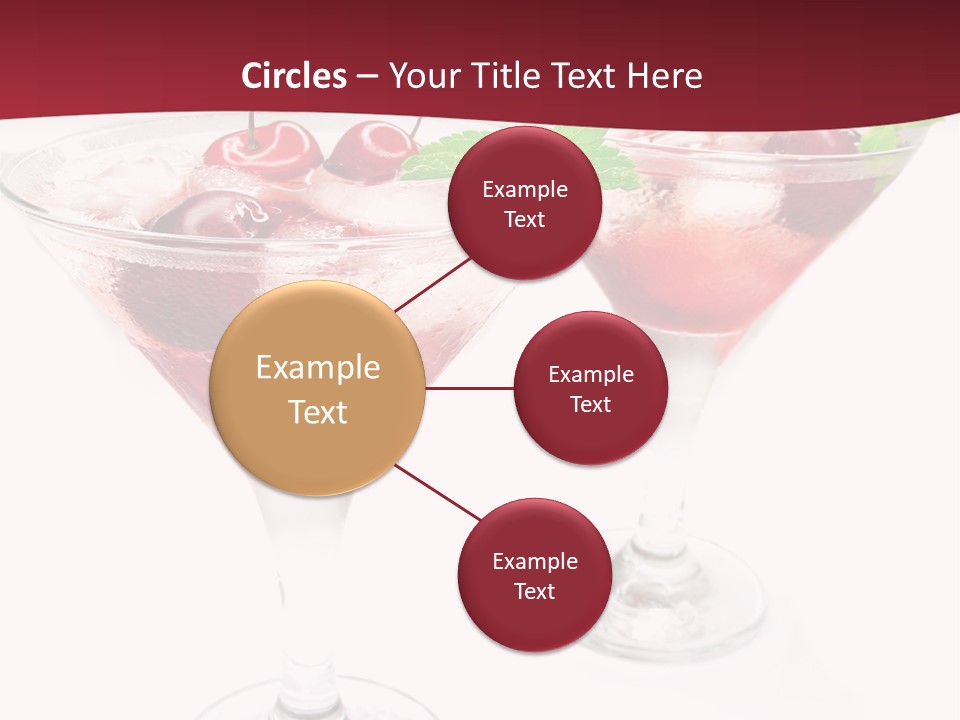 Beverage Cocktail Ice PowerPoint Template