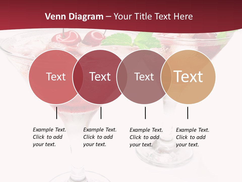 Beverage Cocktail Ice PowerPoint Template