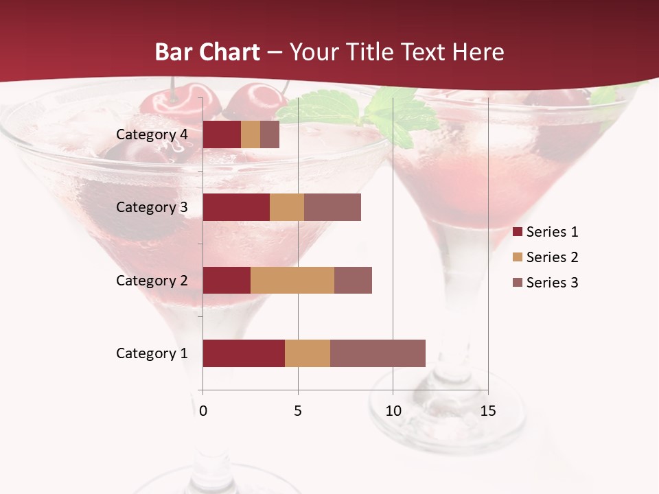 Beverage Cocktail Ice PowerPoint Template