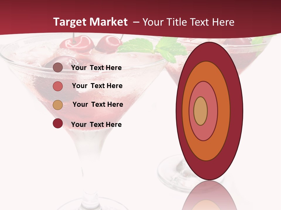Beverage Cocktail Ice PowerPoint Template