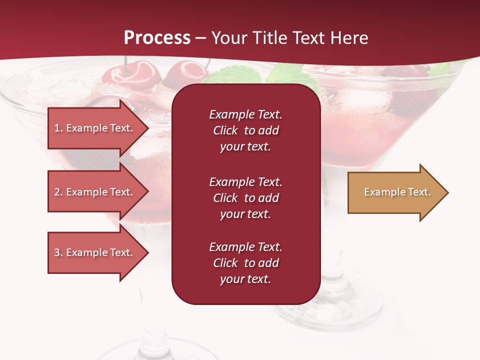 Beverage Cocktail Ice PowerPoint Template