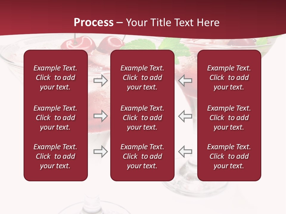 Beverage Cocktail Ice PowerPoint Template