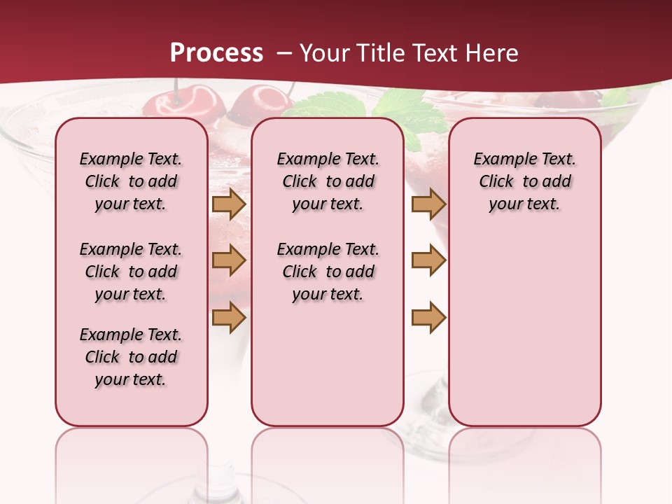 Beverage Cocktail Ice PowerPoint Template