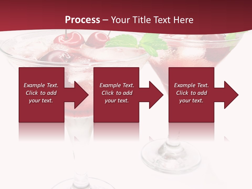 Beverage Cocktail Ice PowerPoint Template
