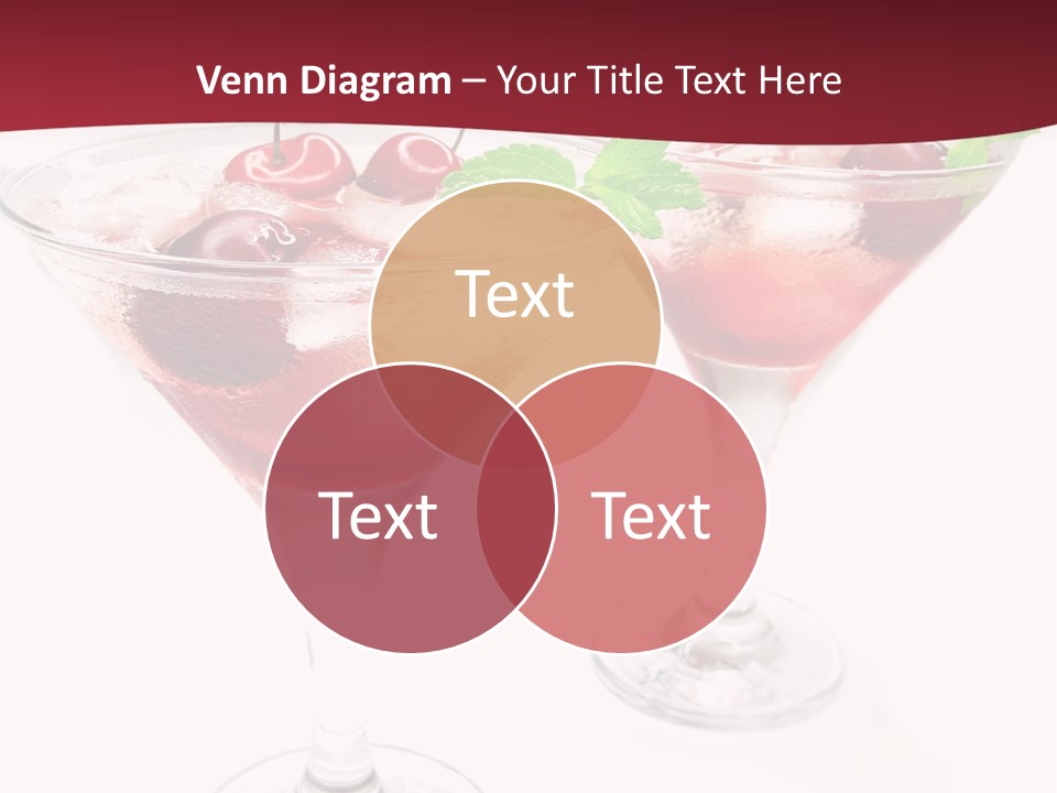 Beverage Cocktail Ice PowerPoint Template