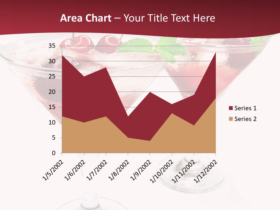 Beverage Cocktail Ice PowerPoint Template